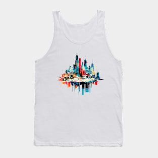 City Skylines Urbain World Fun Life Modern Challenge Tank Top